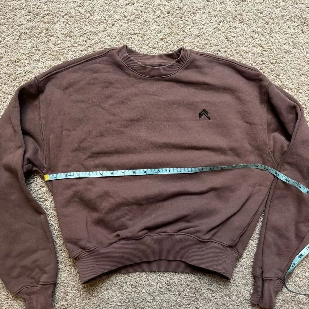 Oner Active Women’s Crew Neck Sweatshirt Hoodie XS Cool Brown - Picture 4 of 5